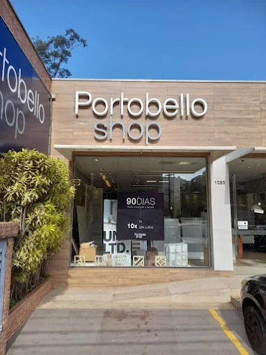 Letras caixa Portobello Shop — projeto Visual Colors